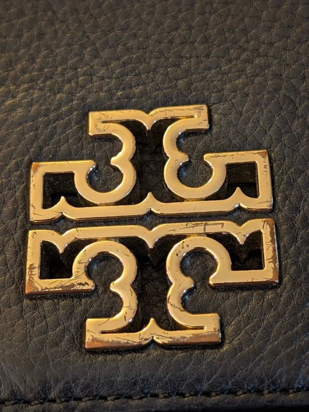 Tory Burch Ella Webbing Patchwork Magnetic Closure 12.95 X 4.38 X 10.56